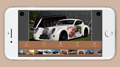 Emulate iPhone app Car Photo Frame New using MyAndroid Emulate iPhone app Car Photo Frame New using MyAndroid