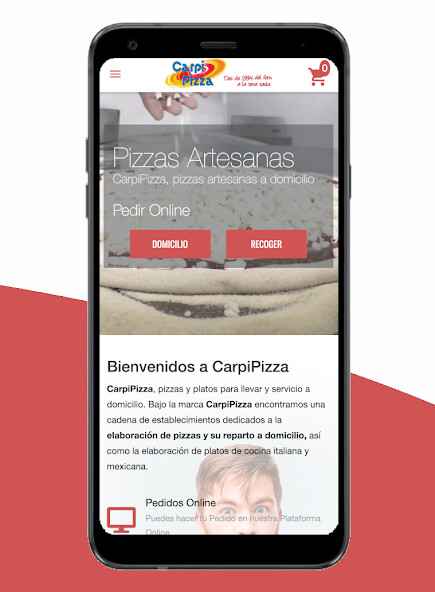 Run android online APK CARPI PIZZA from MyAndroid or emulate CARPI PIZZA using MyAndroid