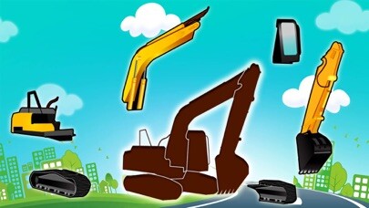 Emulate iPhone app Car puzzle for kids & toddler using MyAndroid