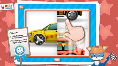 Emulate iPhone app CAR-PUZZLE Happytouch® using MyAndroid