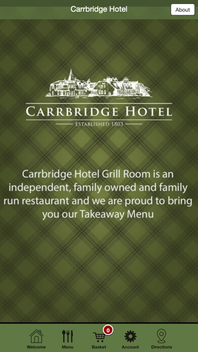 Emulate iPhone app Carrbridge Hotel Grill Room using MyAndroid Emulate iPhone app Carrbridge Hotel Grill Room using MyAndroid