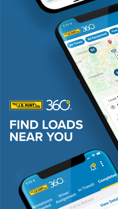 Emulate iPhone app Carrier 360 by J.B. Hunt using MyAndroid