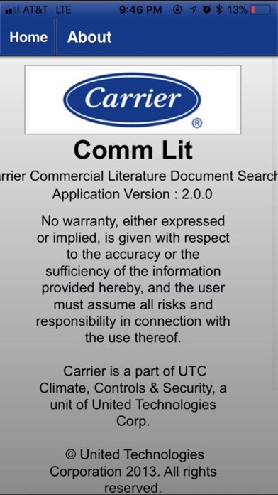 Emulate iPhone app Carrier® Comm Lit using MyAndroid Emulate iPhone app Carrier® Comm Lit using MyAndroid