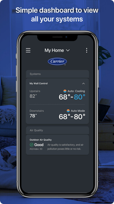 Emulate iPhone app Carrier Home using MyAndroid