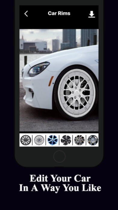 Emulate iPhone app Car Rim Photo Editor using MyAndroid Emulate iPhone app Car Rim Photo Editor using MyAndroid