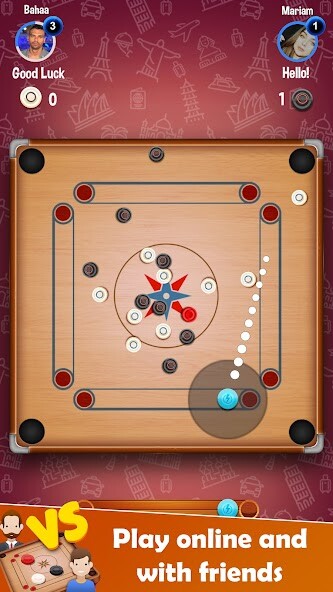Run android online APK Carrom 3D Board Online Friends from MyAndroid or emulate Carrom 3D Board Online Friends using MyAndroid
