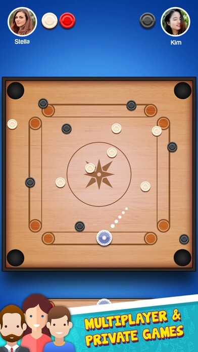 Emulate iPhone app Carrom Master using MyAndroid