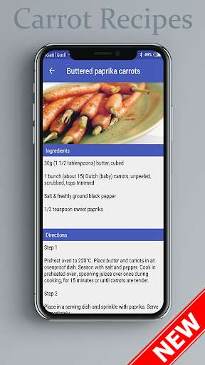 Run android online APK Carrot Recipes / carrot recipes for dinner party from MyAndroid or emulate Carrot Recipes / carrot recipes for dinner party using MyAndroid
