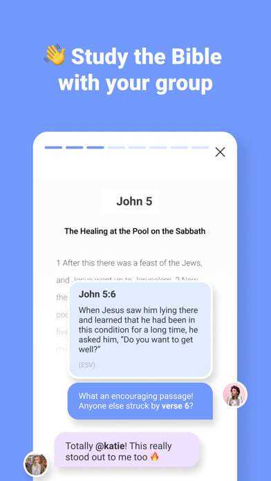 Emulate iPhone app Carry: Bible Study App using MyAndroid