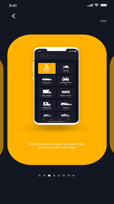 Emulate iPhone app CarryGoAfrica using MyAndroid