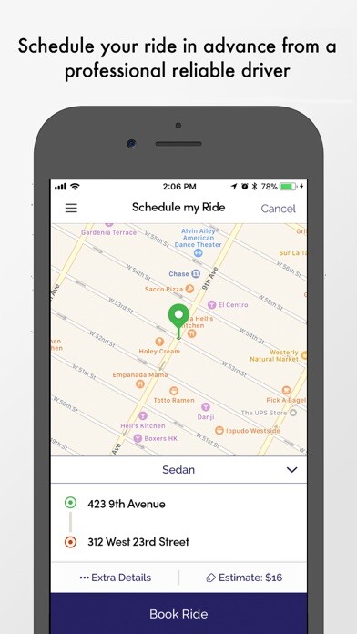 Emulate iPhone app CARS - Clean Air Ride Share using MyAndroid