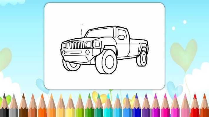 Emulate Android APK Cars Coloring Pages Book for Kids Emulate Android APK Cars Coloring Pages Book for Kids
