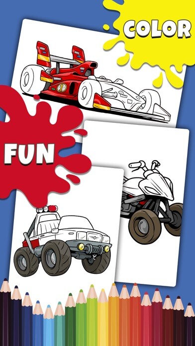 Emulate iPhone app Cars Coloring Pages Collection using MyAndroid Emulate iPhone app Cars Coloring Pages Collection using MyAndroid