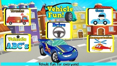 Emulate iPhone app Cars Games For Learning 1 2 3 using MyAndroid