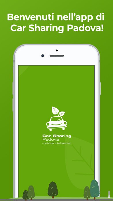 Emulate iPhone app Car Sharing Padova using MyAndroid