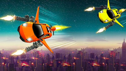 Emulate iPhone app Car Shooting Flying Battle Sim using MyAndroid