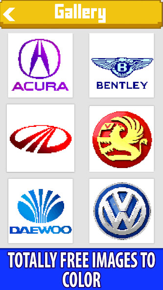 Run android online APK Cars Logo Pixel Art Coloring from MyAndroid or emulate Cars Logo Pixel Art Coloring using MyAndroid Run android online APK Cars Logo Pixel Art Coloring from MyAndroid or emulate Cars Logo Pixel Art Coloring using MyAndroid
