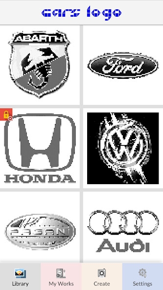 Run android online APK Cars Logo Pixel Art from MyAndroid or emulate Cars Logo Pixel Art using MyAndroid Run android online APK Cars Logo Pixel Art from MyAndroid or emulate Cars Logo Pixel Art using MyAndroid