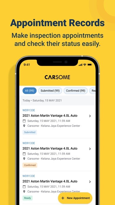 Emulate iPhone app Carsome CARagent using MyAndroid