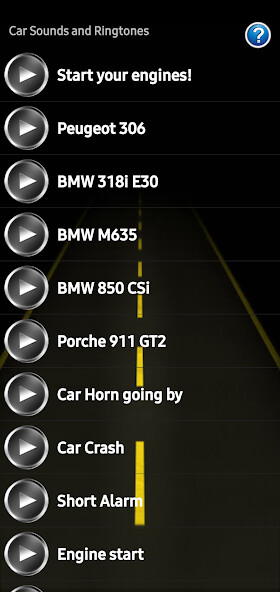 Run android online APK Car Sounds and Ringtones from MyAndroid or emulate Car Sounds and Ringtones using MyAndroid
