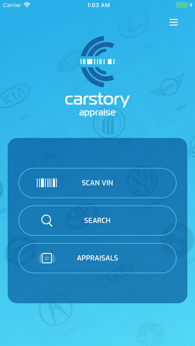 Emulate iPhone app CarStory Appraise using MyAndroid