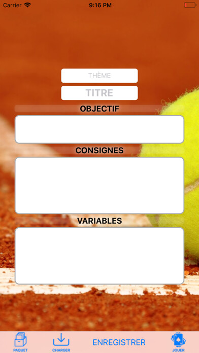 Emulate iPhone app CartEduc Tennis using MyAndroid