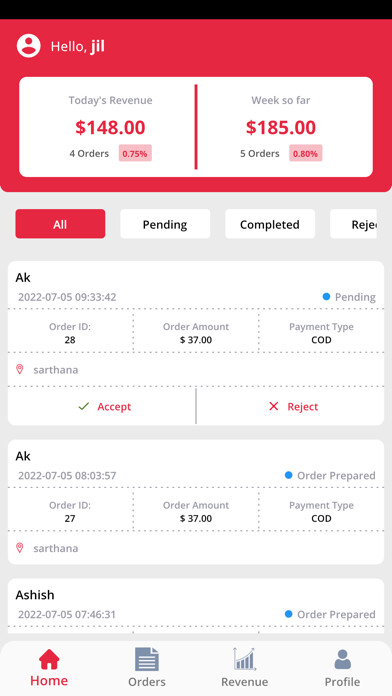 Emulate iPhone app Cartehub Farms Vendor using MyAndroid Emulate iPhone app Cartehub Farms Vendor using MyAndroid