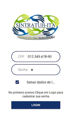 Run android online APK Carteirinha SINTRATUH-ITA from MyAndroid or emulate Carteirinha SINTRATUH-ITA using MyAndroid