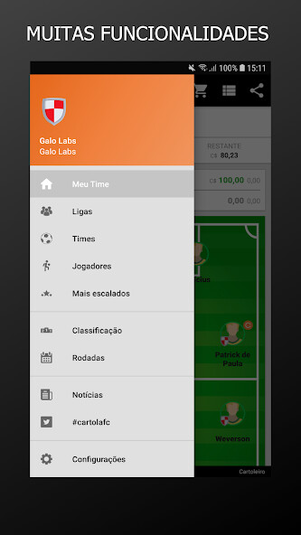 Emulate Android APK Cartoleiro