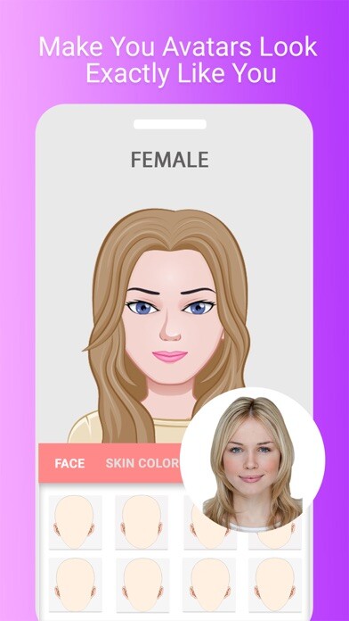 Emulate iPhone app Cartoon Avatar Maker using MyAndroid Emulate iPhone app Cartoon Avatar Maker using MyAndroid