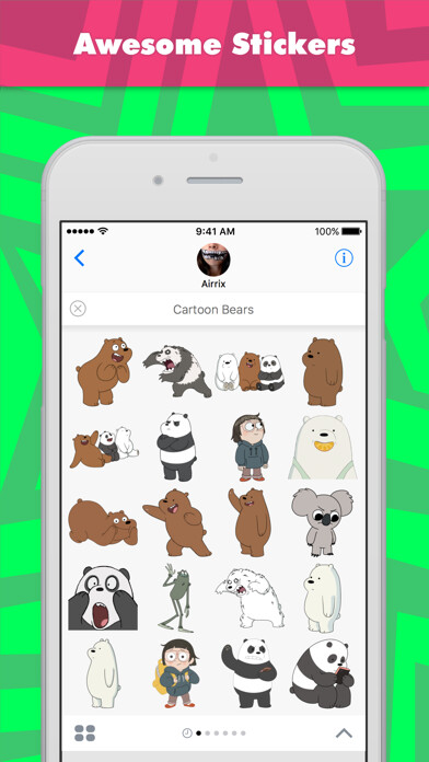 Emulate iPhone app Cartoon Bears using MyAndroid