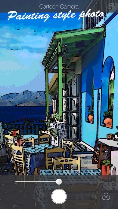 Emulate iPhone app Cartoon Creative Camera using MyAndroid