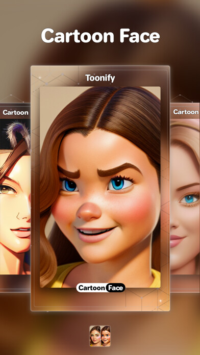 Emulate iPhone app Cartoon Face - Cartoon Photo using MyAndroid