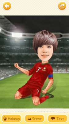 Emulate Android APK Cartoon Face