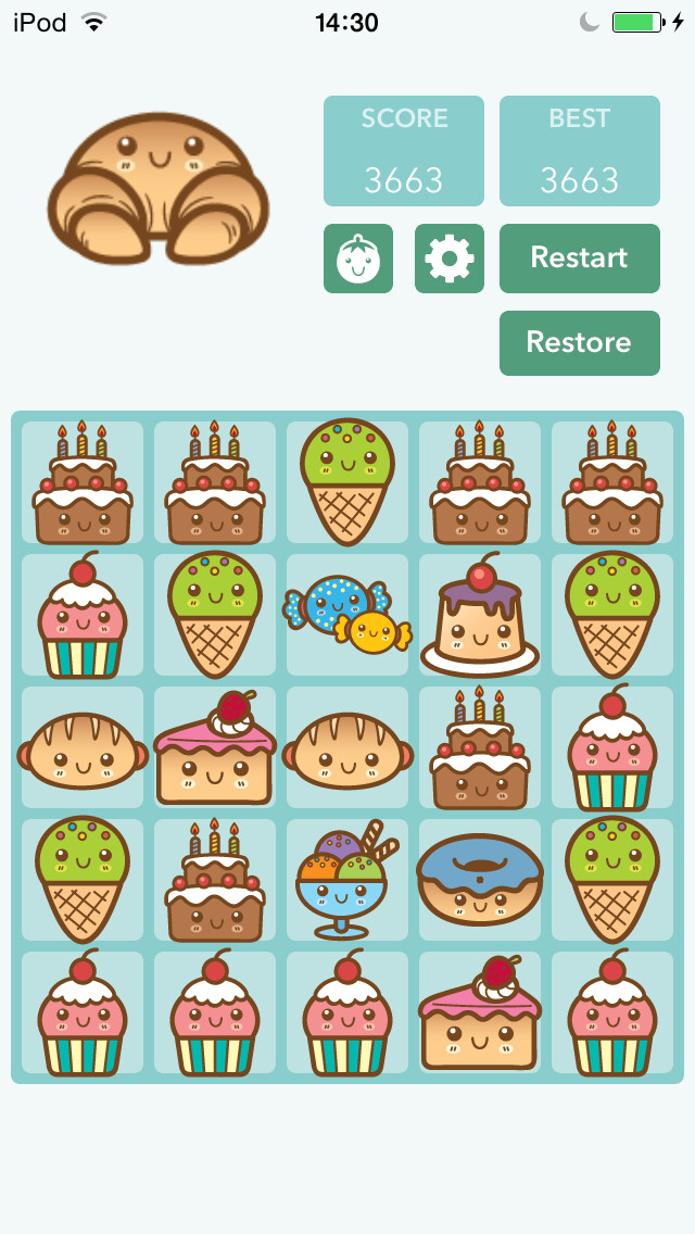 Emulate iPhone app Cartoon Fruit 8192 using MyAndroid Emulate iPhone app Cartoon Fruit 8192 using MyAndroid