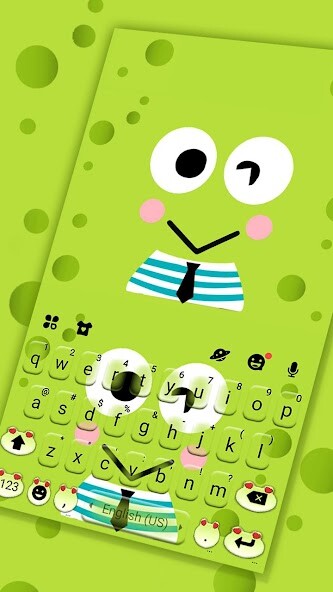 Run android online APK Cartoon Green Frog Keyboard Theme from MyAndroid or emulate Cartoon Green Frog Keyboard Theme using MyAndroid