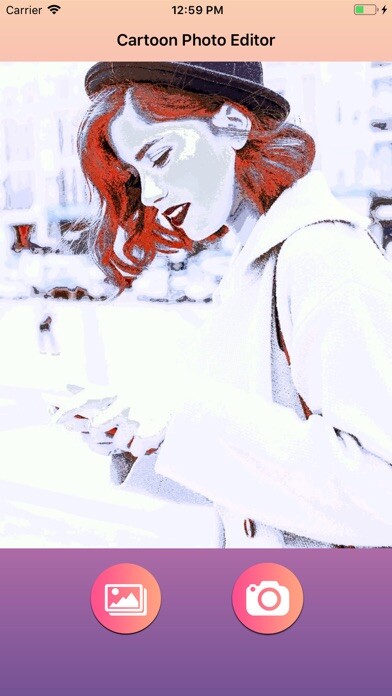 Emulate iPhone app Cartoon Photo Editor - Pics using MyAndroid Emulate iPhone app Cartoon Photo Editor - Pics using MyAndroid
