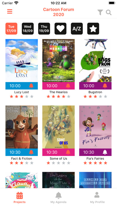 Emulate iPhone app CARTOON - Pitching Events using MyAndroid Emulate iPhone app CARTOON - Pitching Events using MyAndroid