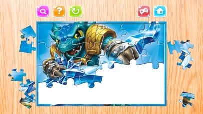 Emulate iPhone app Cartoon Puzzle For Kid  Jigsaw Puzzles Box for Skylanders Edition - Kid Toddler and Preschool Education Games using MyAndroid