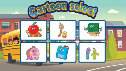 Emulate iPhone app Cartoon school Coloring Book : color pages for kid using MyAndroid Emulate iPhone app Cartoon school Coloring Book : color pages for kid using MyAndroid