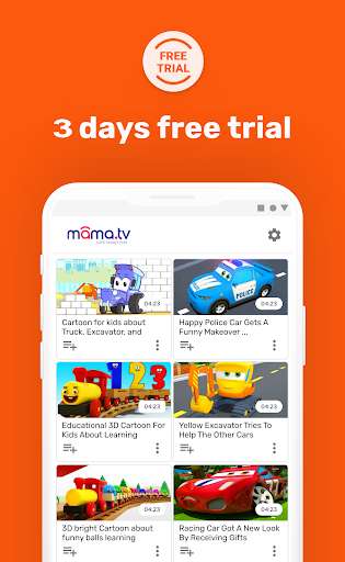 Emulate Cartoons for Kids - MamaTV - Kids Entertainment from MyAndroid or run Cartoons for Kids - MamaTV - Kids Entertainment using MyAndroid