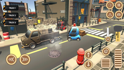 Emulate iPhone app Cartoon Truck And Forklift using MyAndroid