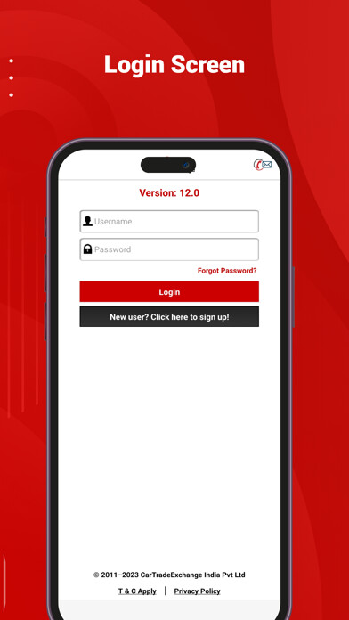 Emulate iPhone app CarTradeExchange using MyAndroid