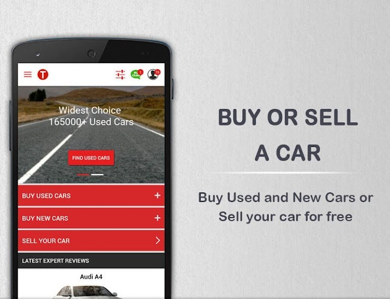 Run android online APK CarTrade - New Cars, Used Cars from MyAndroid or emulate CarTrade - New Cars, Used Cars using MyAndroid