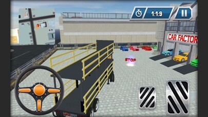 Emulate iPhone app Car Transporter Cruise Ship & Sailing Simulator using MyAndroid