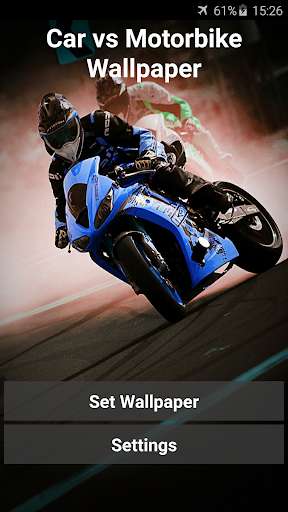 Emulate Android APK Car vs. Motorbike Wallpaper Emulate Android APK Car vs. Motorbike Wallpaper