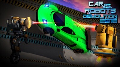 Emulate iPhone app Car Vs. Robots Demolition 2016 using MyAndroid