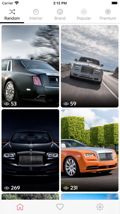 Emulate iPhone app Car Wallpapers - Full HD using MyAndroid