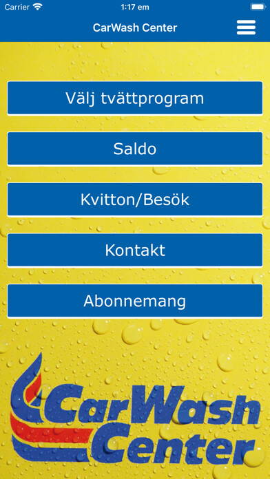 Emulate iPhone app Car Wash Center using MyAndroid