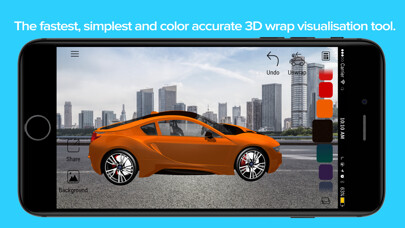 Emulate iPhone app Car Wrapper 3D: cars and films using MyAndroid